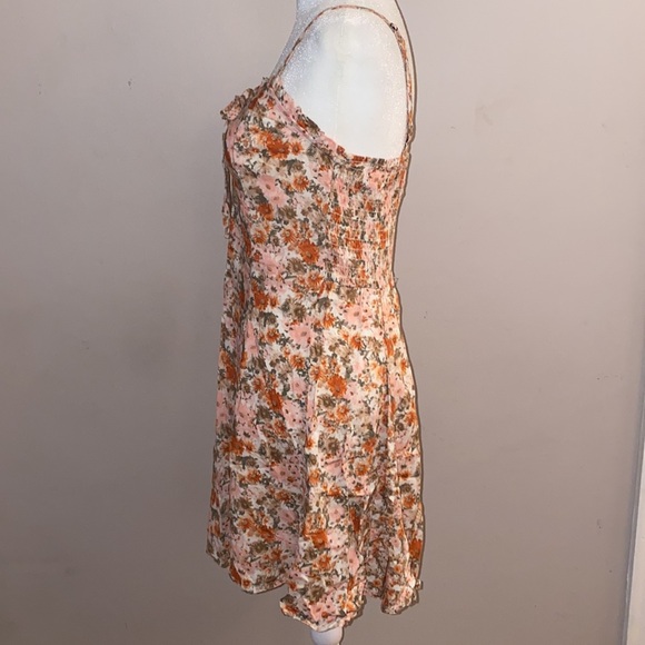 Wild Fable Floral Sundress - Rust & Pink Combo - Picture 4 of 13